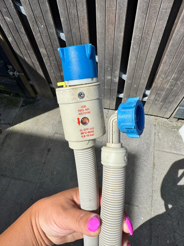 Aanvoerslang met waterstop voor wasmachine/vaatwasser, Witgoed en Apparatuur, Ophalen, Gebruikt