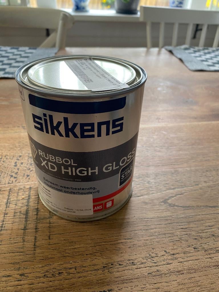 sikkens rubbol XD high gloss monumentengroen, Ophalen, Nieuw, Lak, Minder dan 5 liter