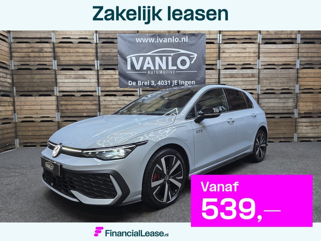 Volkswagen GOLF 1.5 eHybrid GTE Leder "vienna"Led IQ Lights, 77 km/l, Euro 6, 4 cilinders, Blauw