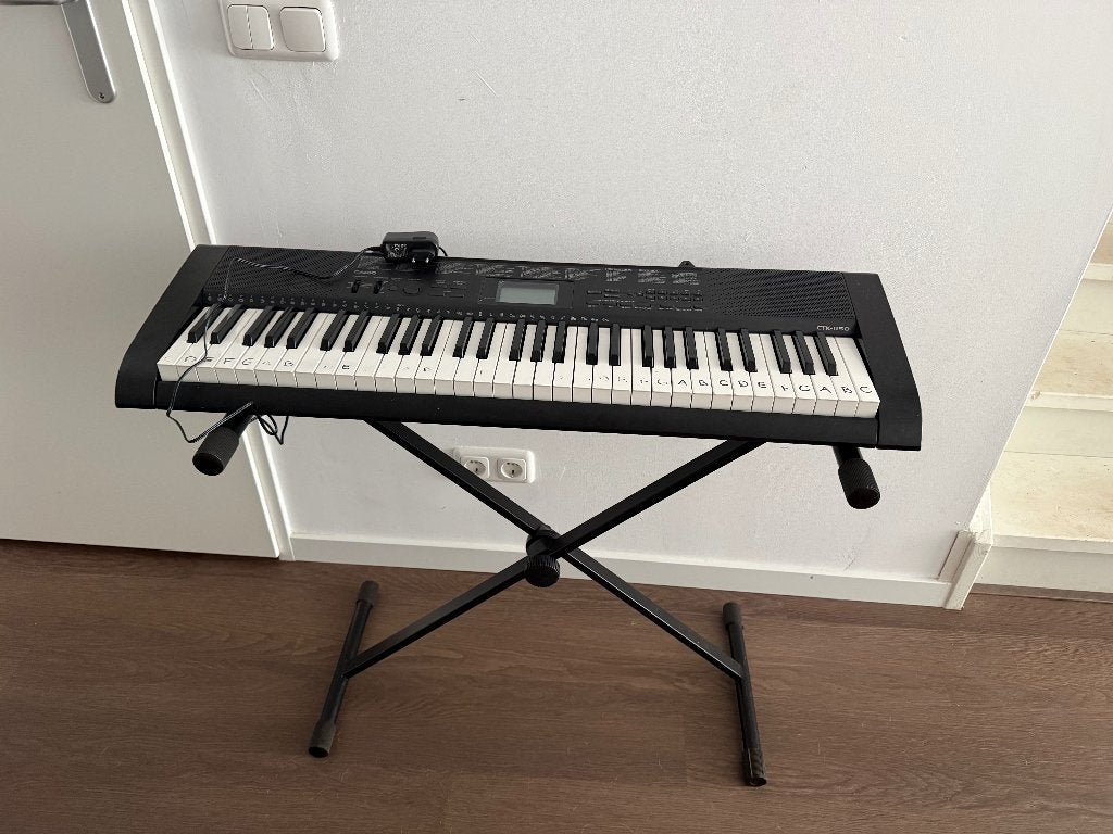 Keyboard Casio CTK-1150, Ophalen, Casio, Met standaard, 61 toetsen