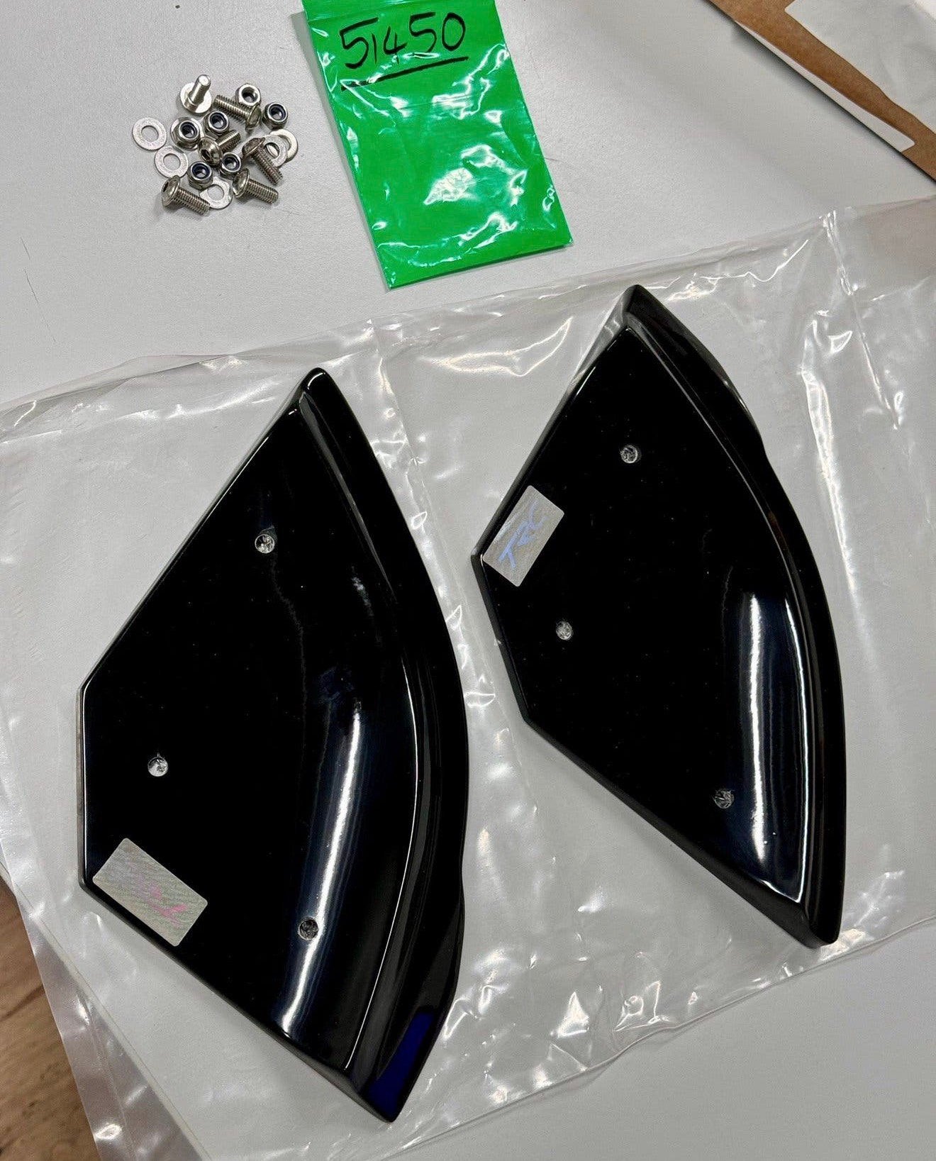 Volkswagen Scirocco R-Line R FL diffuser spats fins zwart, Ophalen of Verzenden, L, L, L