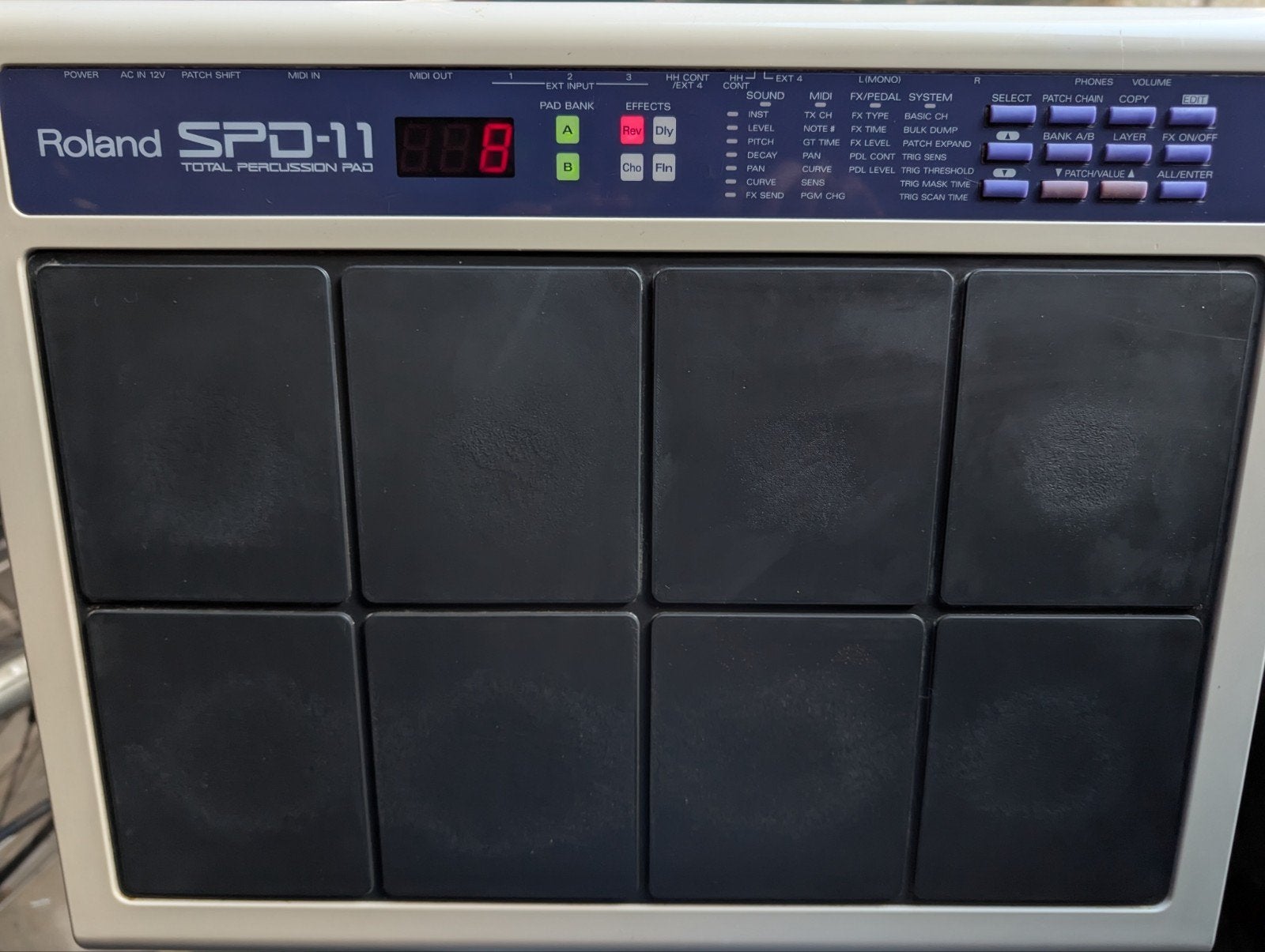 Roland SPD-11 Total Percussion Pad met standaard, Ophalen of Verzenden, Gebruikt, Roland