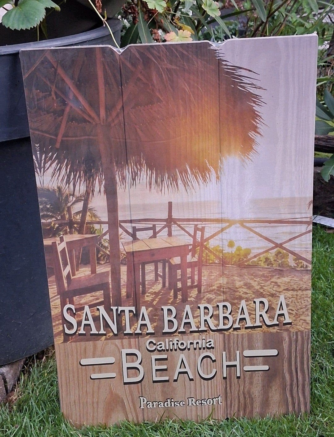Santa Barbara Beach Wandbord
