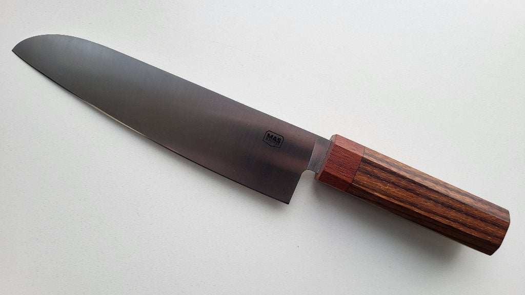 Custom santoku koksmes 19cm, Los bestek, Keukenmes, Nieuw, Ophalen of Verzenden