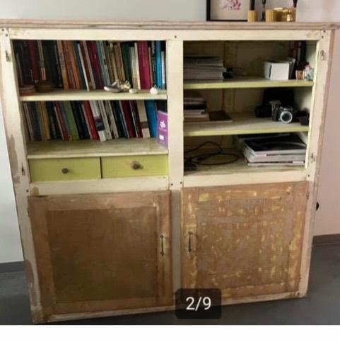 Brocante Franse kast, Antiek en Kunst, Antiek | Meubels | Kasten, Ophalen