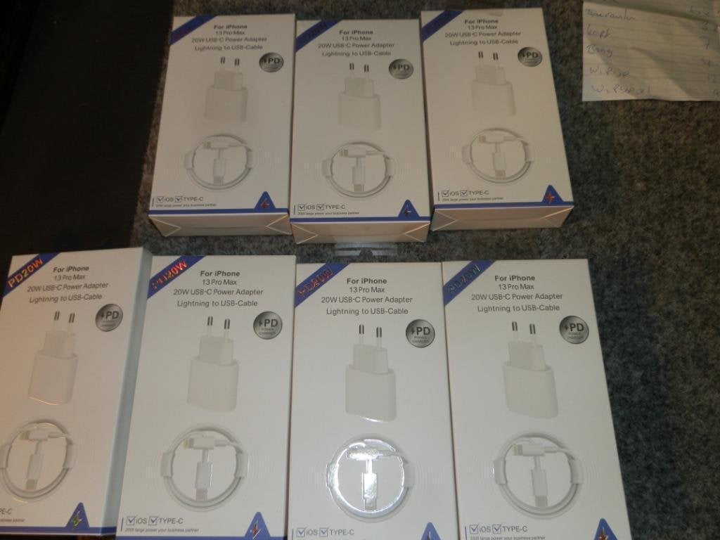 Telefoonlader iphone 13 ,usb-c kabels 1 m ., Ophalen of Verzenden, Nieuw