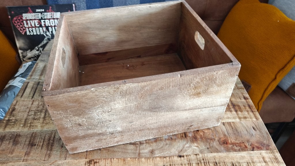 2x houten kist/krat (38x35x20 lxbxh), Ophalen, Minder dan 50 cm, Gebruikt, Minder dan 50 cm
