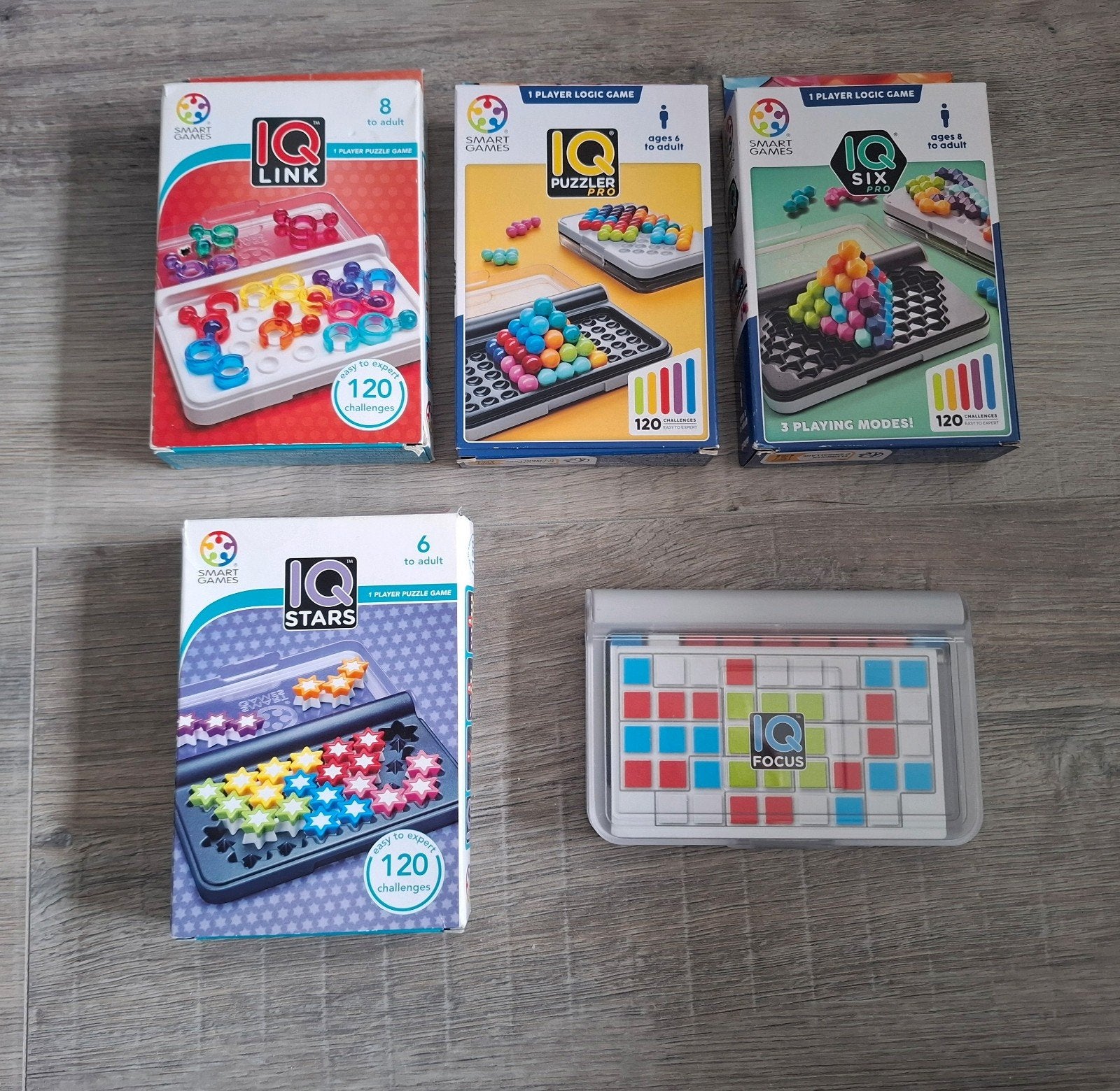 smartgames IQ Spellen 5x, Ophalen of Verzenden, Zo goed als nieuw