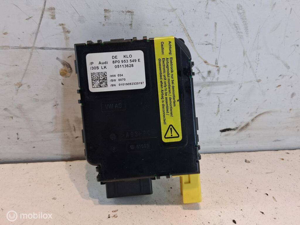 Stuurkolom module Audi A3 8P 2.0 FSI ('03-'12) 8P0953549E, Audi, Gebruikt, Audi, Ophalen of Verzenden