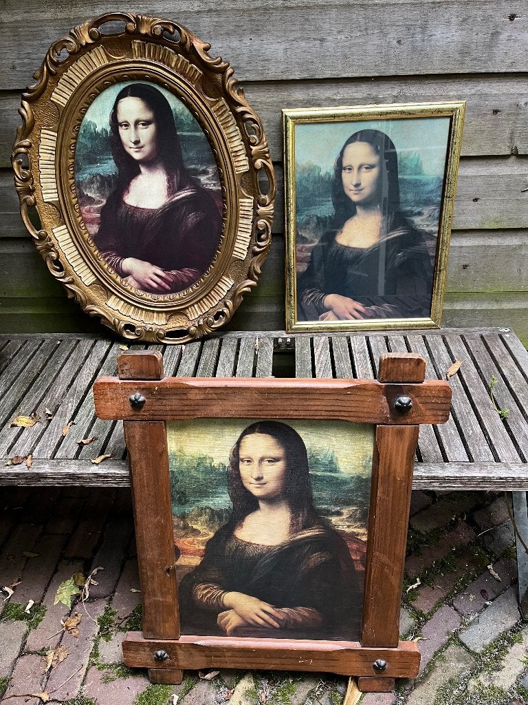 schilderijen Mona Lisa, Ophalen, Portret of Personen, Klassiek, Ingelijst