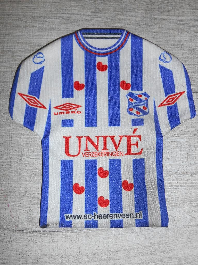 Heerenveen-mini shirtje voor in de auto, Ophalen, Gebruikt, Overige binnenlandse clubs, Shirt