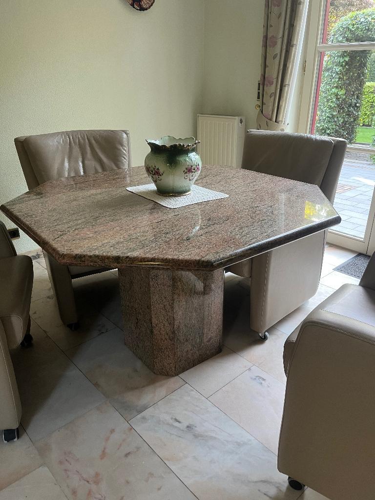 Tafel graniet, Ophalen, Overige materialen, 200 cm of meer, Zo goed als nieuw