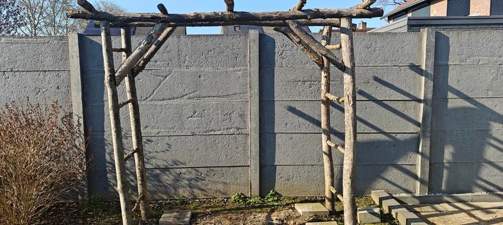 Houten pergola/tuinboog van 210cm hoog en 240cm breed, Tuin en Terras, Tuinhekken en Hekwerk, Ophalen