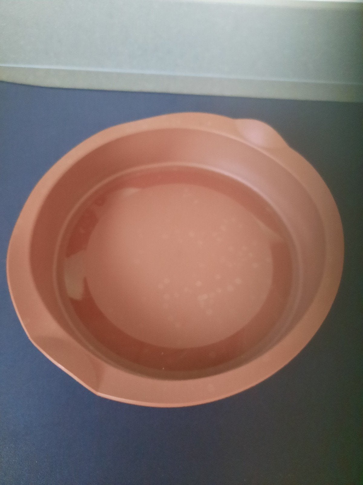 Tupperware Ovenschaal - Rond - 25 cm doorsnede, Huis en Inrichting, Keuken | Tupperware, Ophalen of Verzenden, Zo goed als nieuw