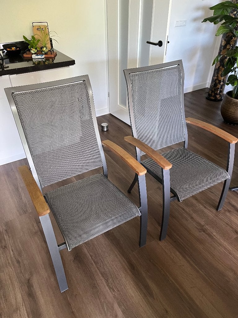 tuinstoel, Tuin en Terras, Tuinstoelen, Nieuw, Textileen, Stapelbaar, Ophalen