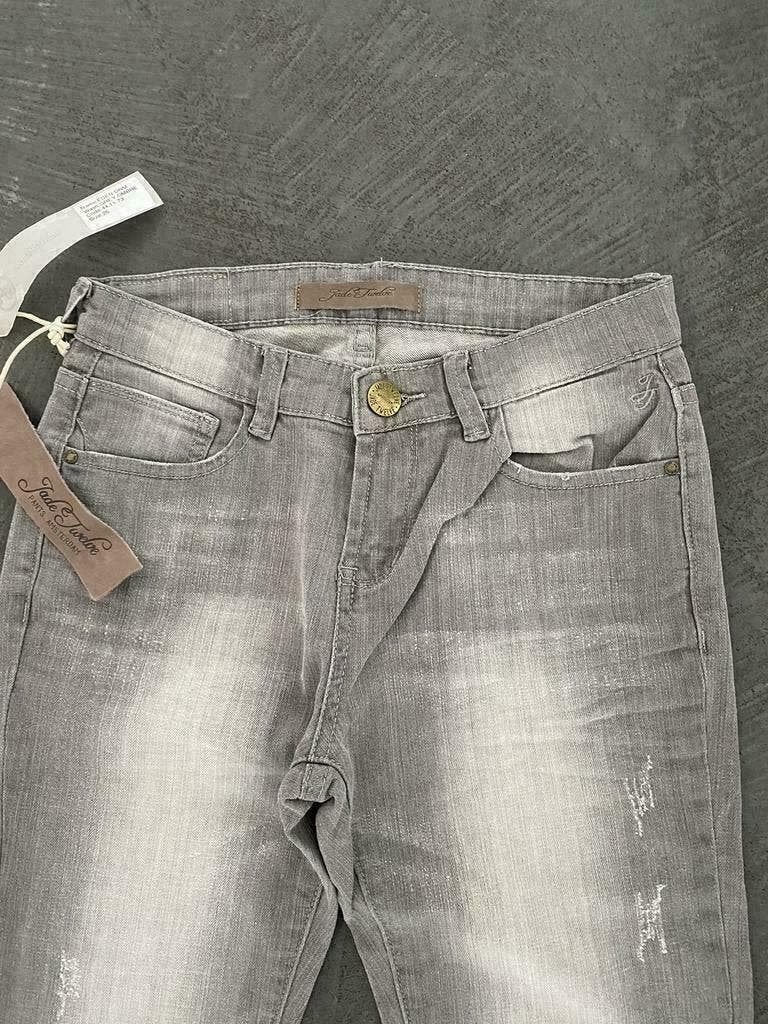 F443 Nieuw: jeans: maat 30=M=38 spijkerbroek grijs broek, Jade Twelve, Nieuw, Ophalen of Verzenden, W30 - W32 (confectie 38/40)