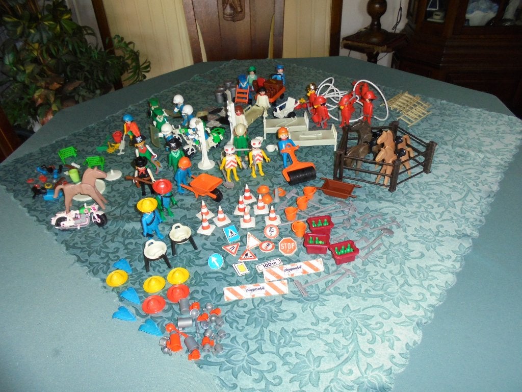 Groot lot Playmobil ( Clicky ) uit de jaren 70 / In 1 koop, Verzamelen, Speelgoed, Ophalen of Verzenden, Gebruikt