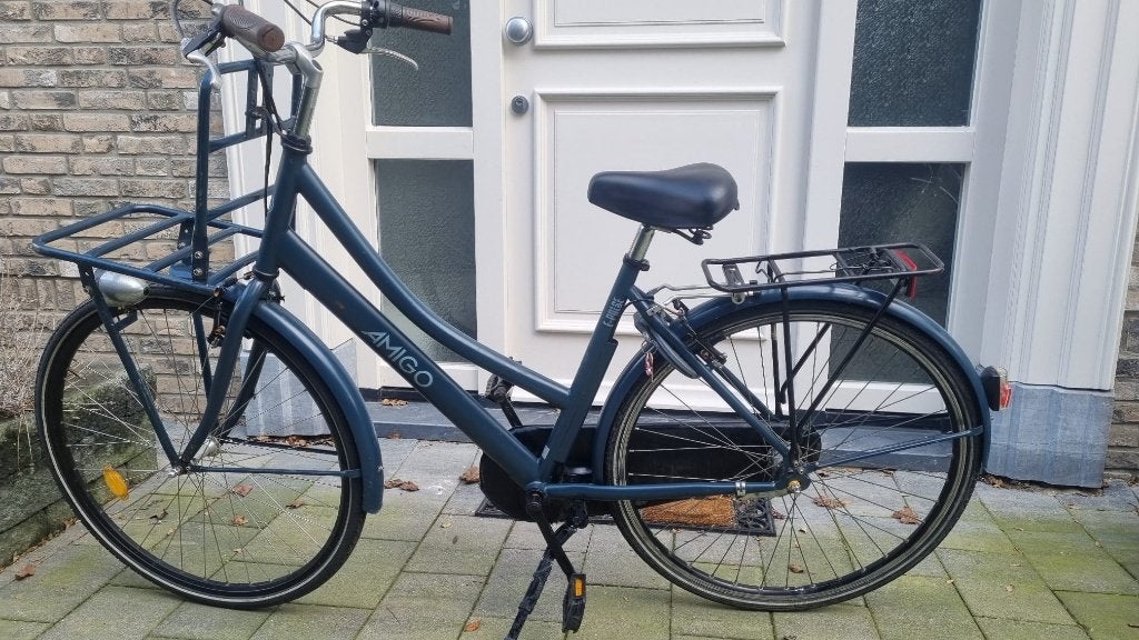 AMIGO Damesfiets 3 Versnellingen 28 inch, Ophalen, Terugtraprem, Gebruikt, Versnellingen