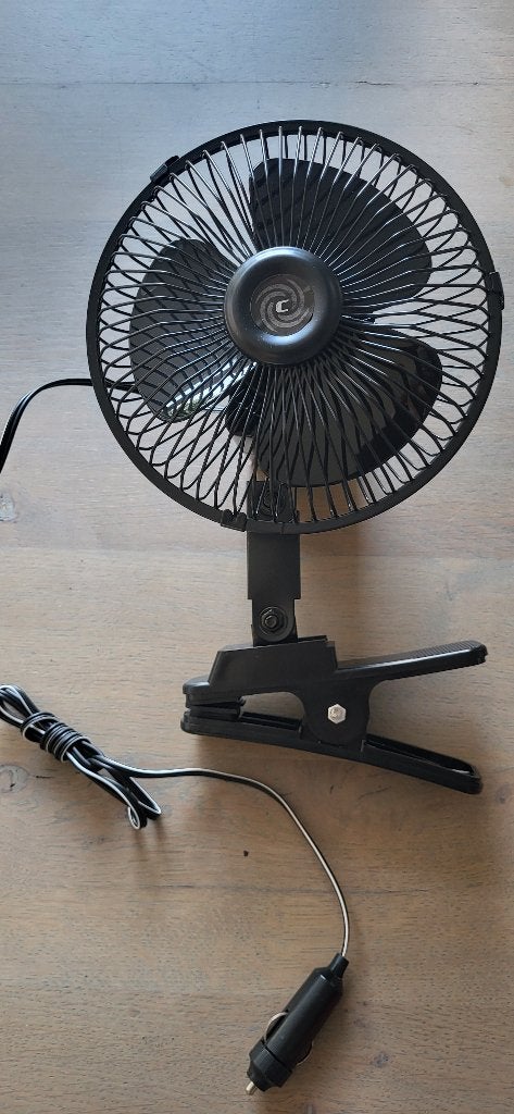 12 volt ventilator 18 cm voor in auto of camper, Ophalen of Verzenden, Nieuw