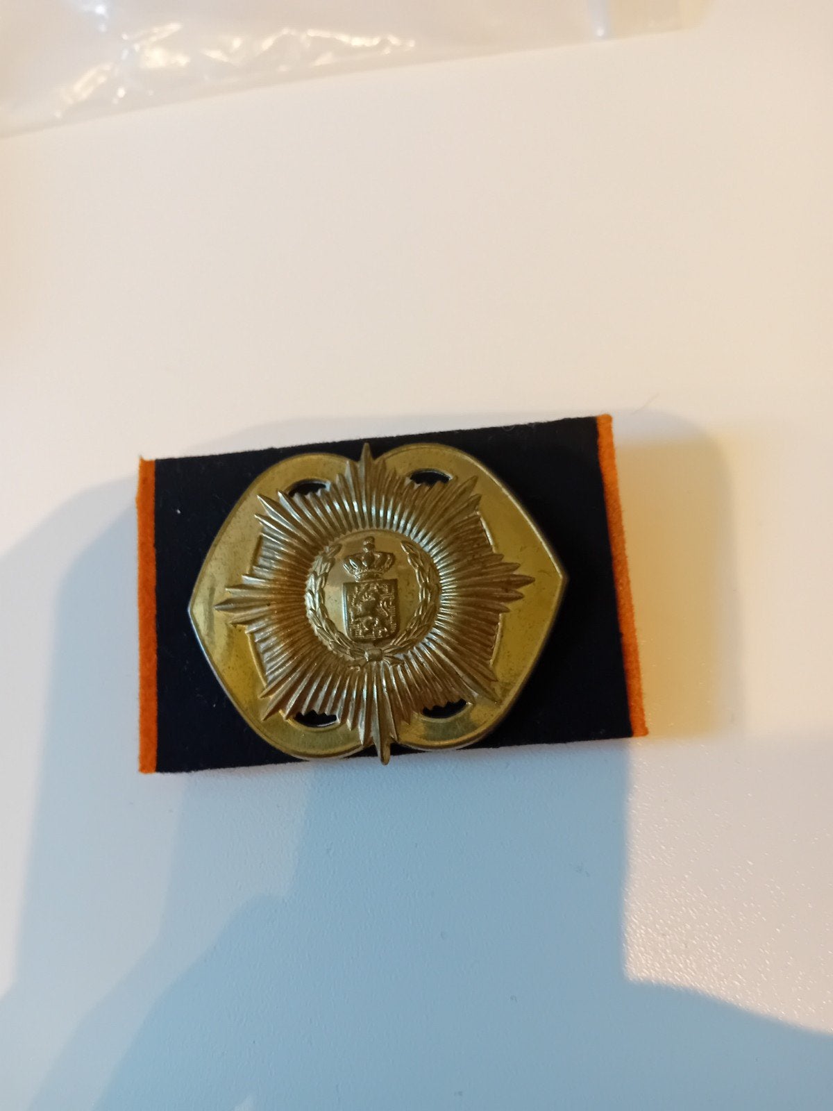 baretembleem van heutsz, Ophalen of Verzenden, Landmacht, Nederland, Embleem of Badge