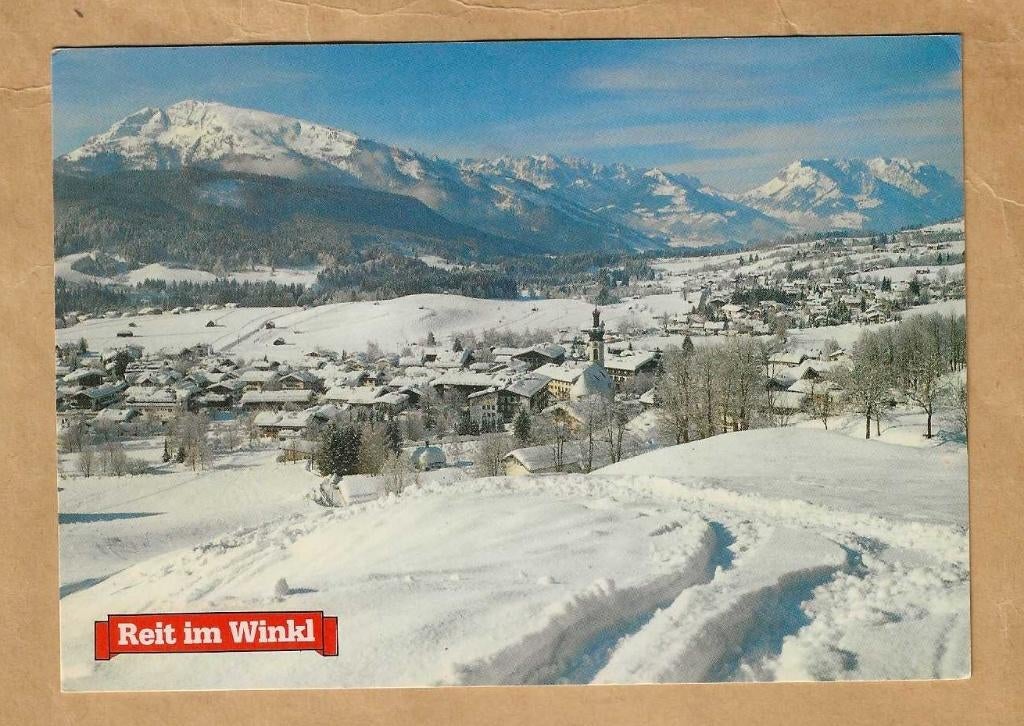 Ansichtkaart. Reit im Winkl. mit Unterberg, Wilder- u. Z, Ophalen of Verzenden, 1980 tot heden, Gelopen, Duitsland