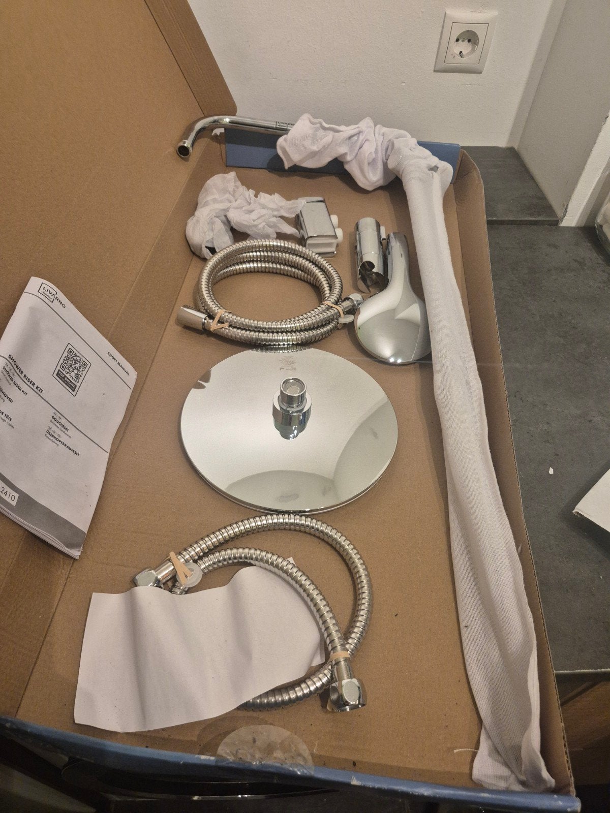 Nieuwe LIVARNO Home regendoucheset / doucheset – compleet, Ophalen, Nieuw, Douche