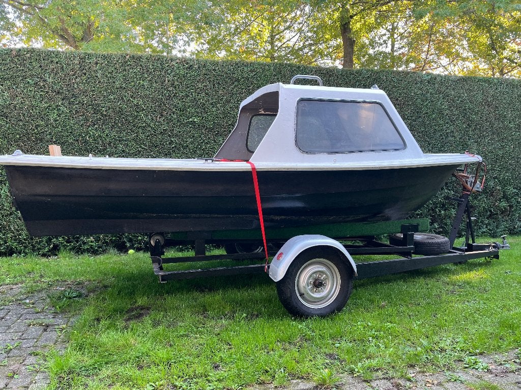 Placom 410 + trailer, Ophalen of Verzenden, Gebruikt, Polyester, Trailer