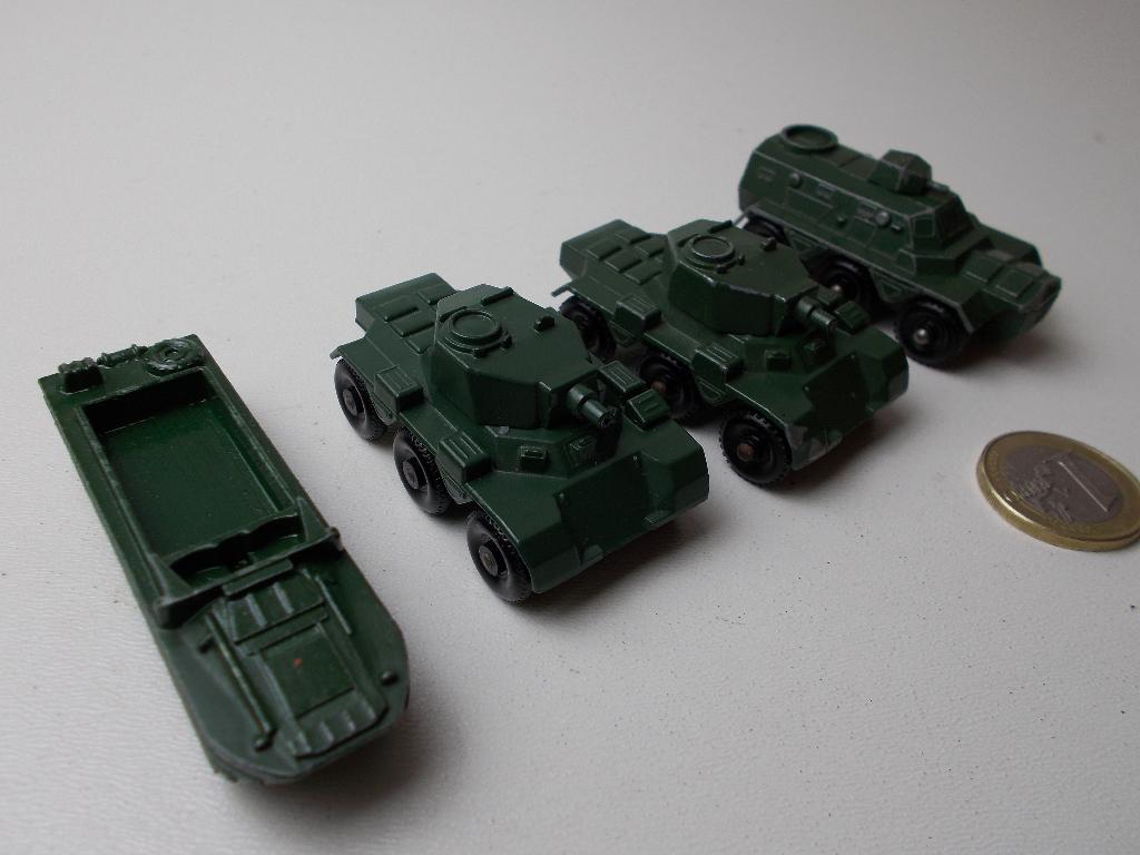 1957-61 Matchbox Series Lesney Nrs 54, 55 en 67 4x in 1 koop, Ophalen of Verzenden, Gebruikt, Overige typen, Lesney