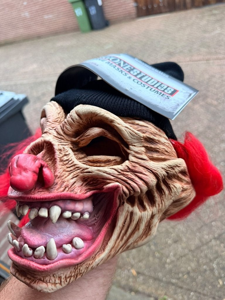 TE KOOP Clowning Around" horror-clownmasker HALLOWEEN, Halloween of Griezel, EINDHOVEN, Kostuum, Nieuw