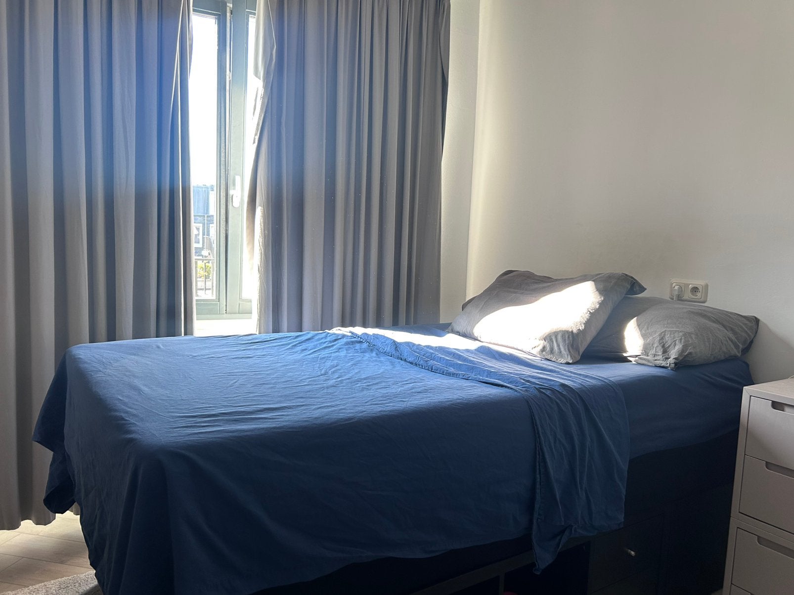 Boxspring met topper, Ophalen, Zo goed als nieuw, Twijfelaar, 120 cm
