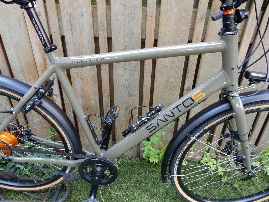 Santos Travelmaster 2+ 57 Cm Rohloff+Schijfremmen+Riem, Fietsen en Brommers, Fietsen | Heren | Herenfietsen, Versnellingen, Zo goed als nieuw