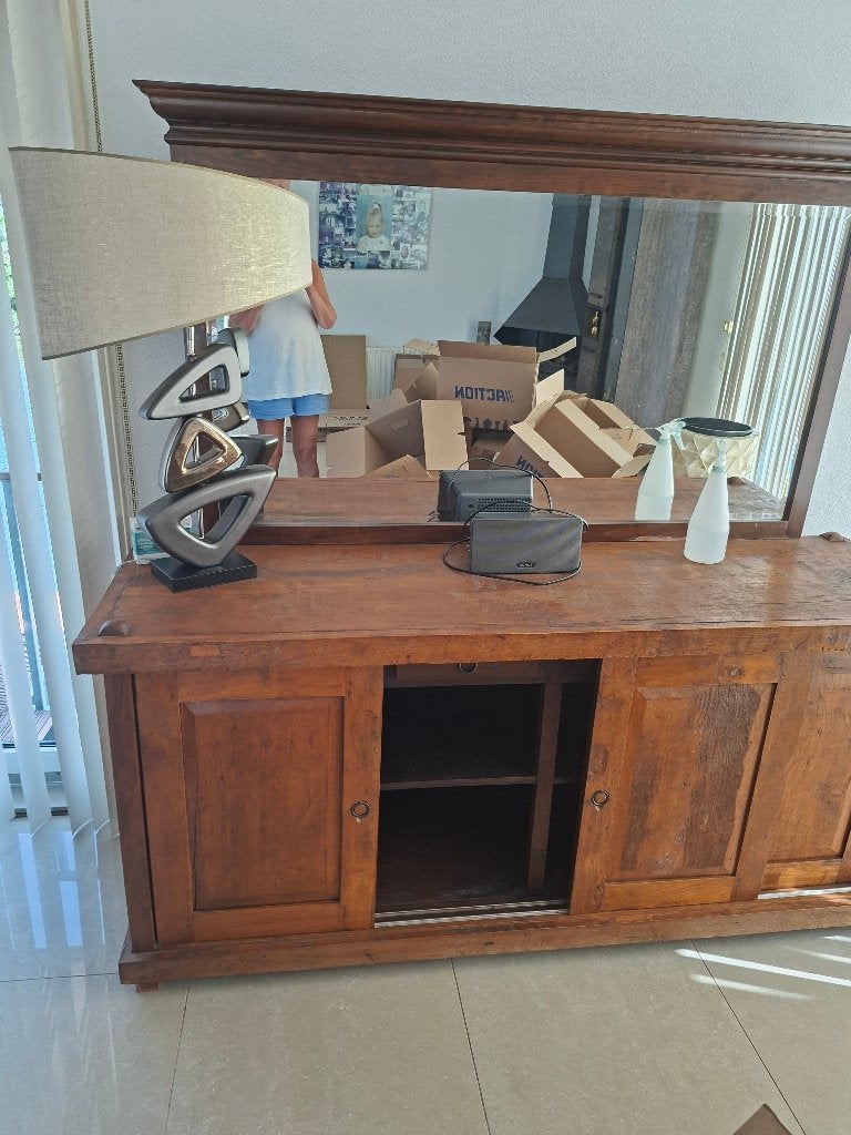 Dressoir en kappers kast, Huis en Inrichting, Kasten | Dressoirs, Ophalen, Gebruikt, 25 tot 50 cm, Met deur(en)