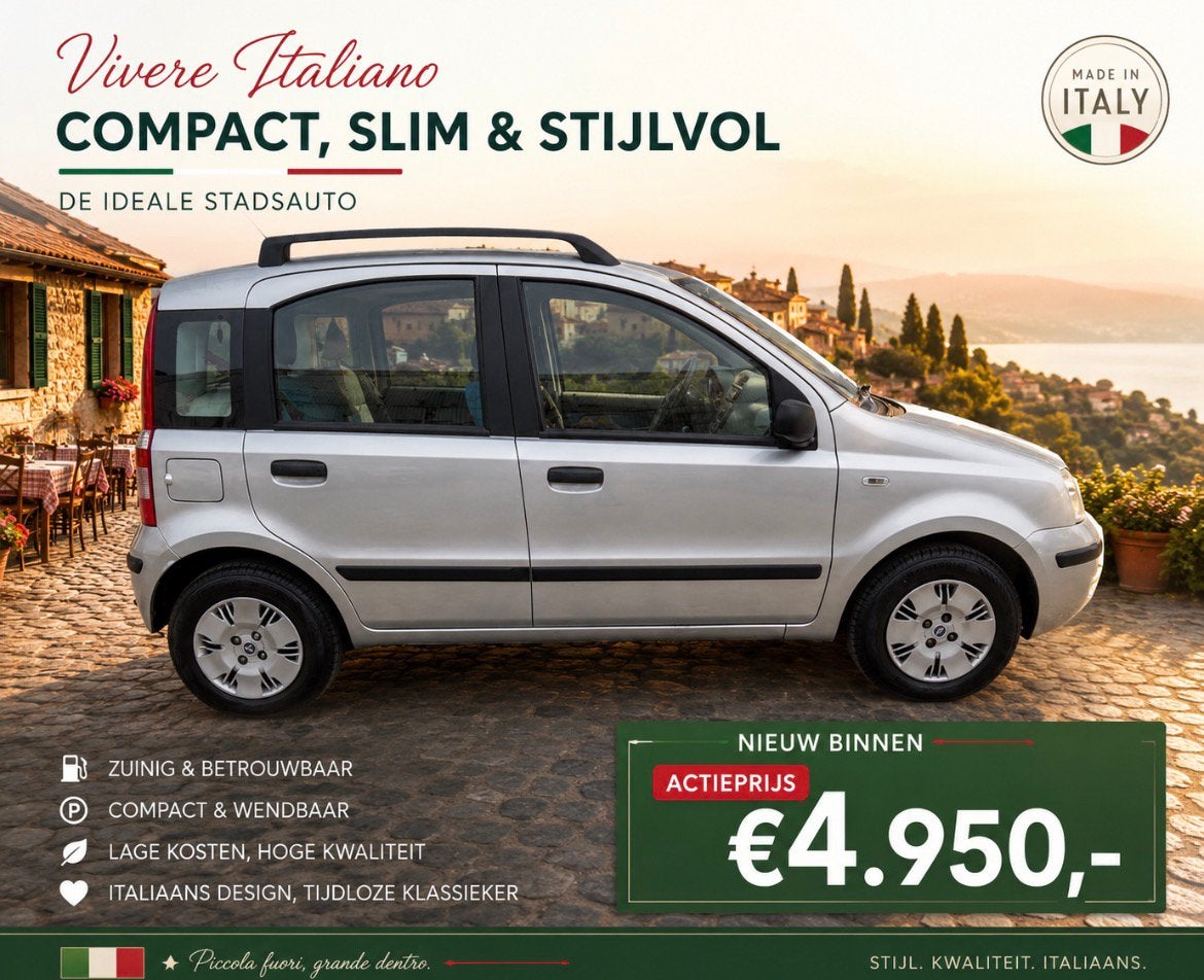 Fiat Panda 1.2 Dualogic,1e eigenaar,AIRCO,dealer onderhouden, 840 kg, 400 kg, Origineel Nederlands, 19 km/l