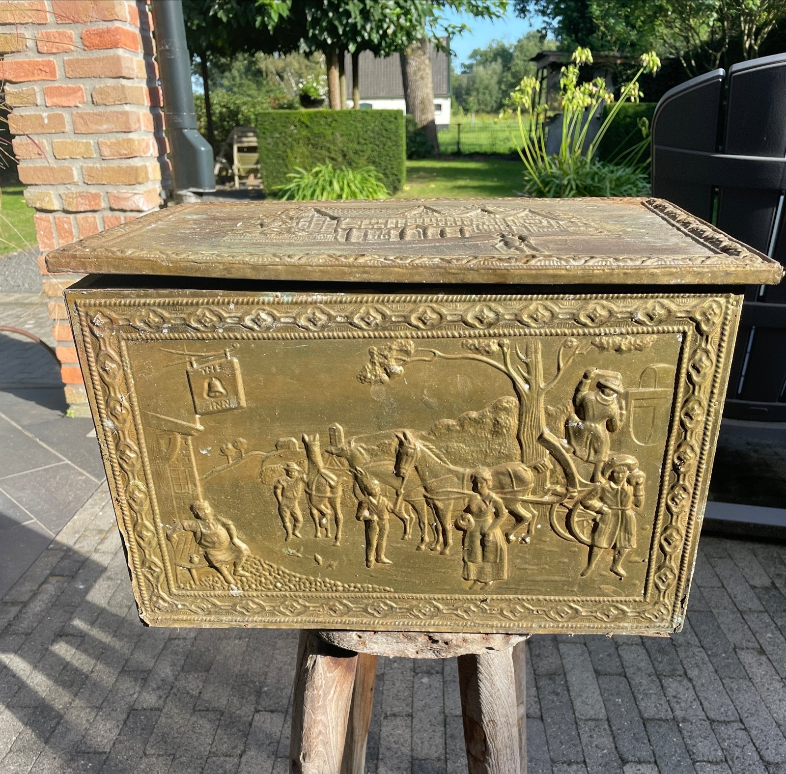 Antieke kolenbak- Opknapper, Antiek en Kunst, Ophalen of Verzenden, Koper