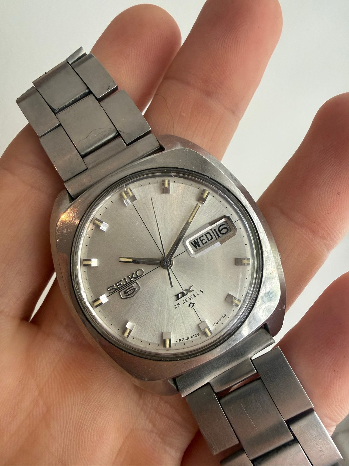 Seiko 5 DX 25 Jewels automatisch horloge in goede staat, Sieraden, Tassen en Uiterlijk, Horloges | Heren, Seiko, Gebruikt, Staal