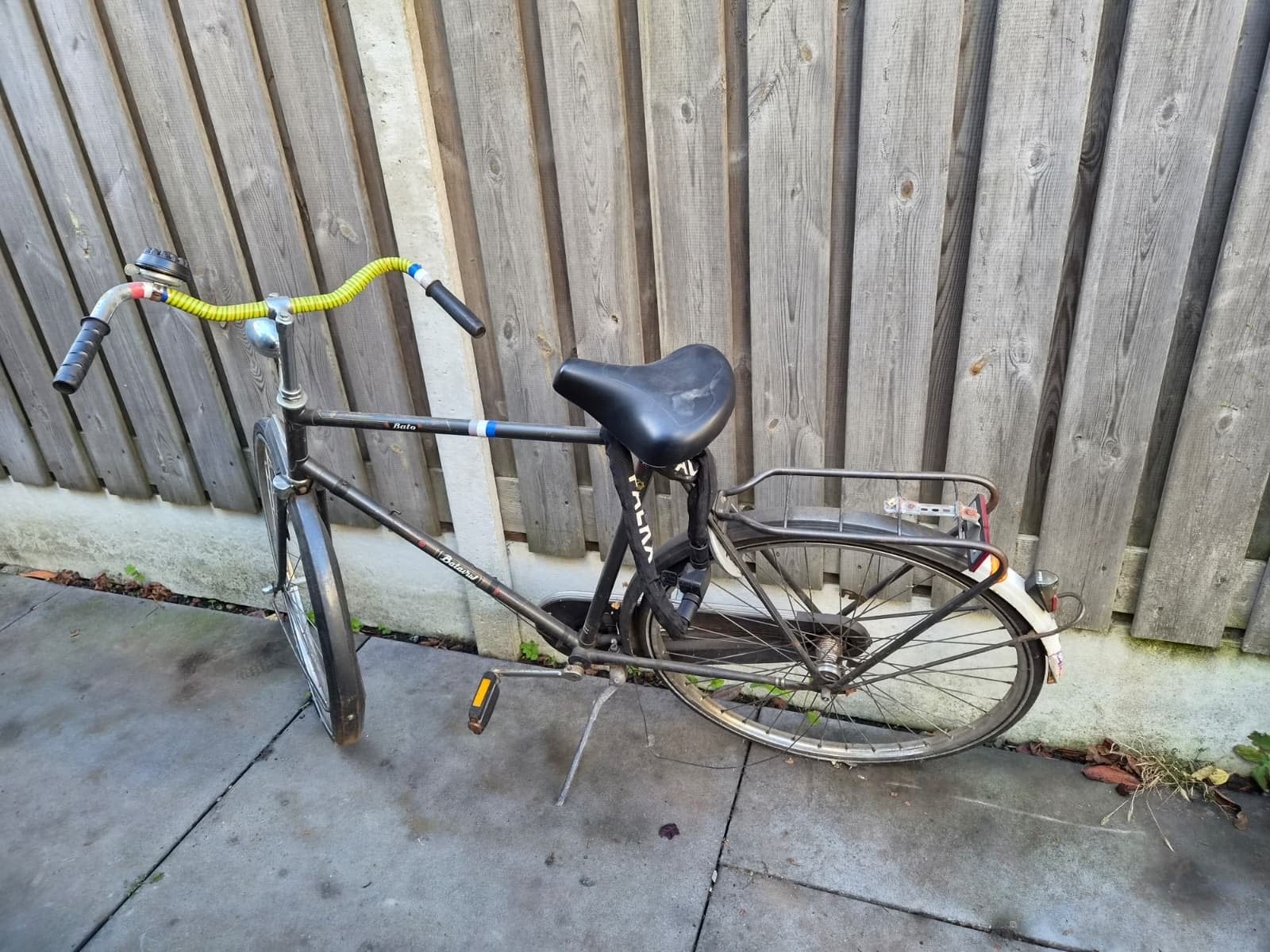 Batavus fiets uit de jaren 70, Ophalen, Batavus, Trommelrem, 53 tot 56 cm