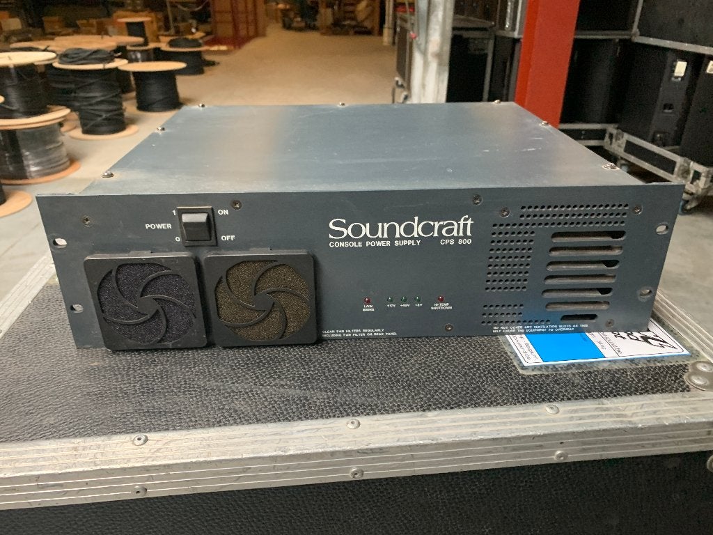 Soundcraft CPS 800 PSU, Ophalen, Gebruikt