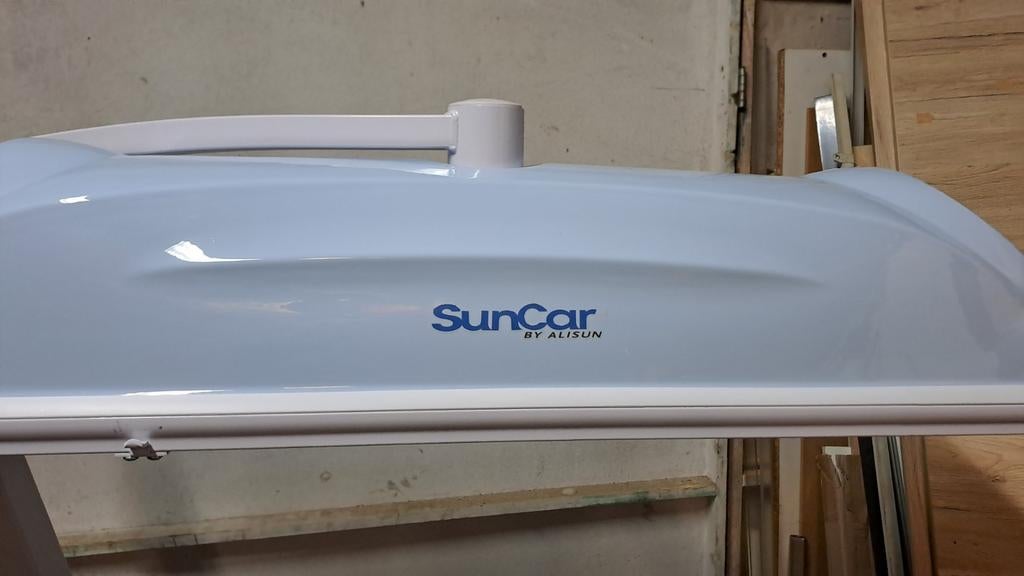 Zonnebank Suncar by Alisun, Witgoed en Apparatuur, Zonnebanken en Gezichtsbruiners, Ophalen of Verzenden, Zonnebank dubbelzijdig