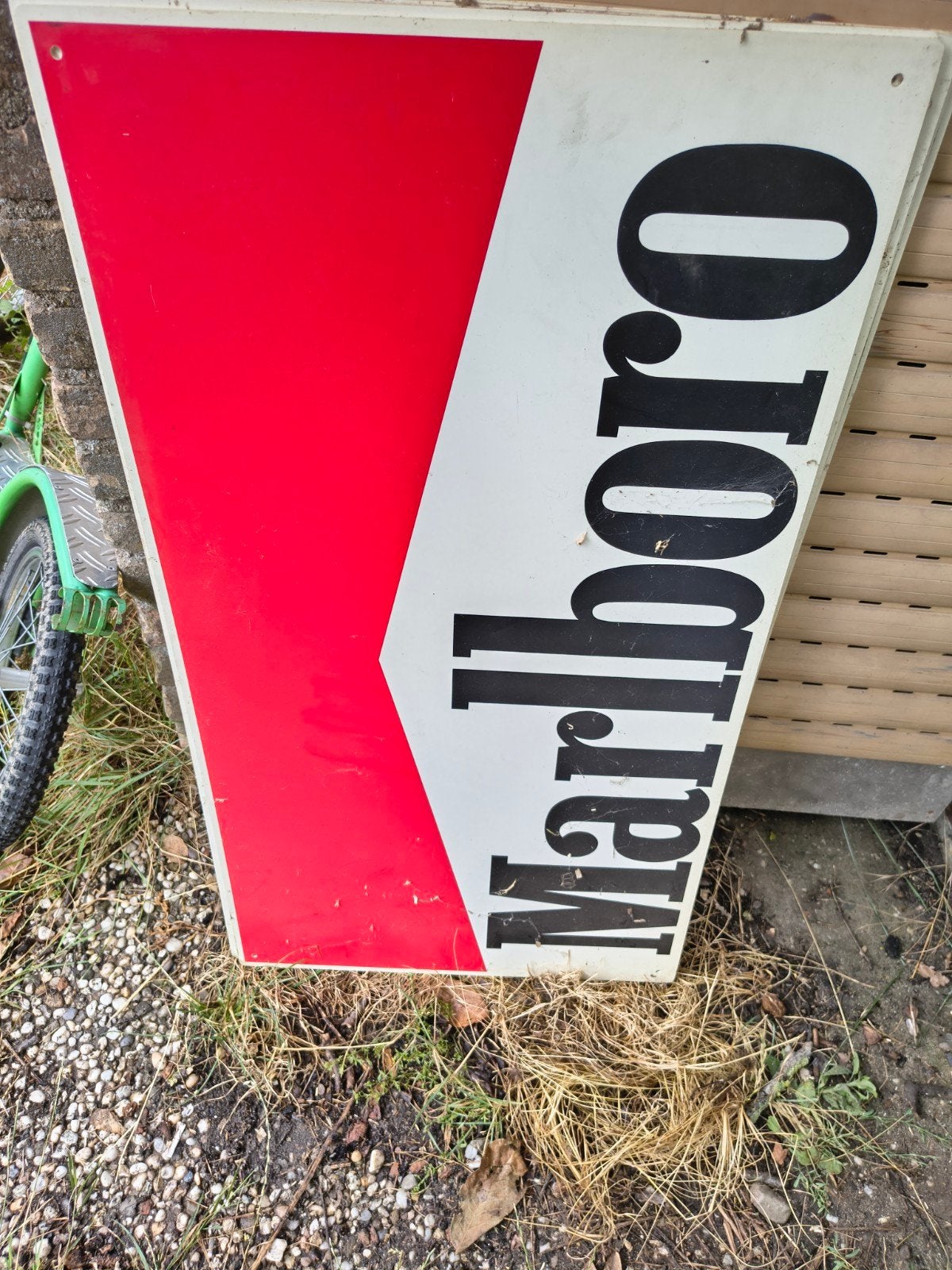 Vintage Marlboro Reclameborden 6 stuks, Ophalen, Gebruikt, Reclamebord