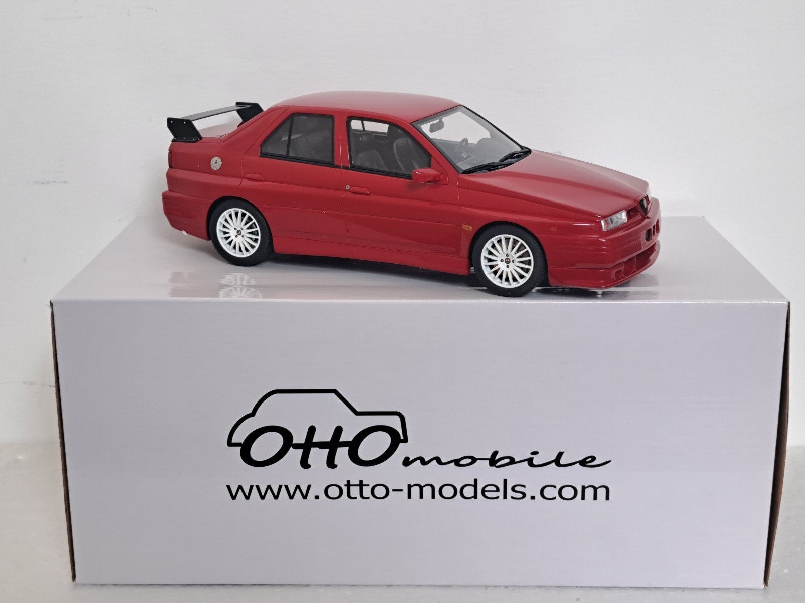 Alfa Romeo 155 GTA 1/18 Rood OttoMobile Nieuw OT1132, Hobby en Vrije tijd, Ophalen of Verzenden, Nieuw, Auto, OttOMobile