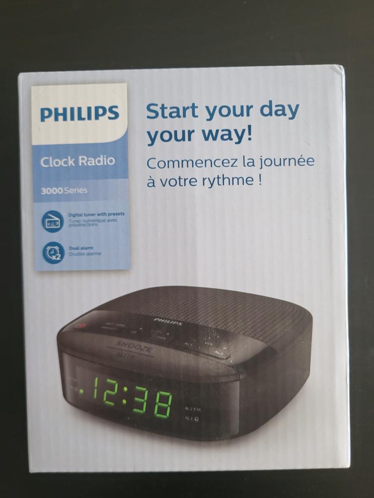 Philips Clock Radio 3000 Series - Nieuw in doos, Ophalen, Nieuw, Radio
