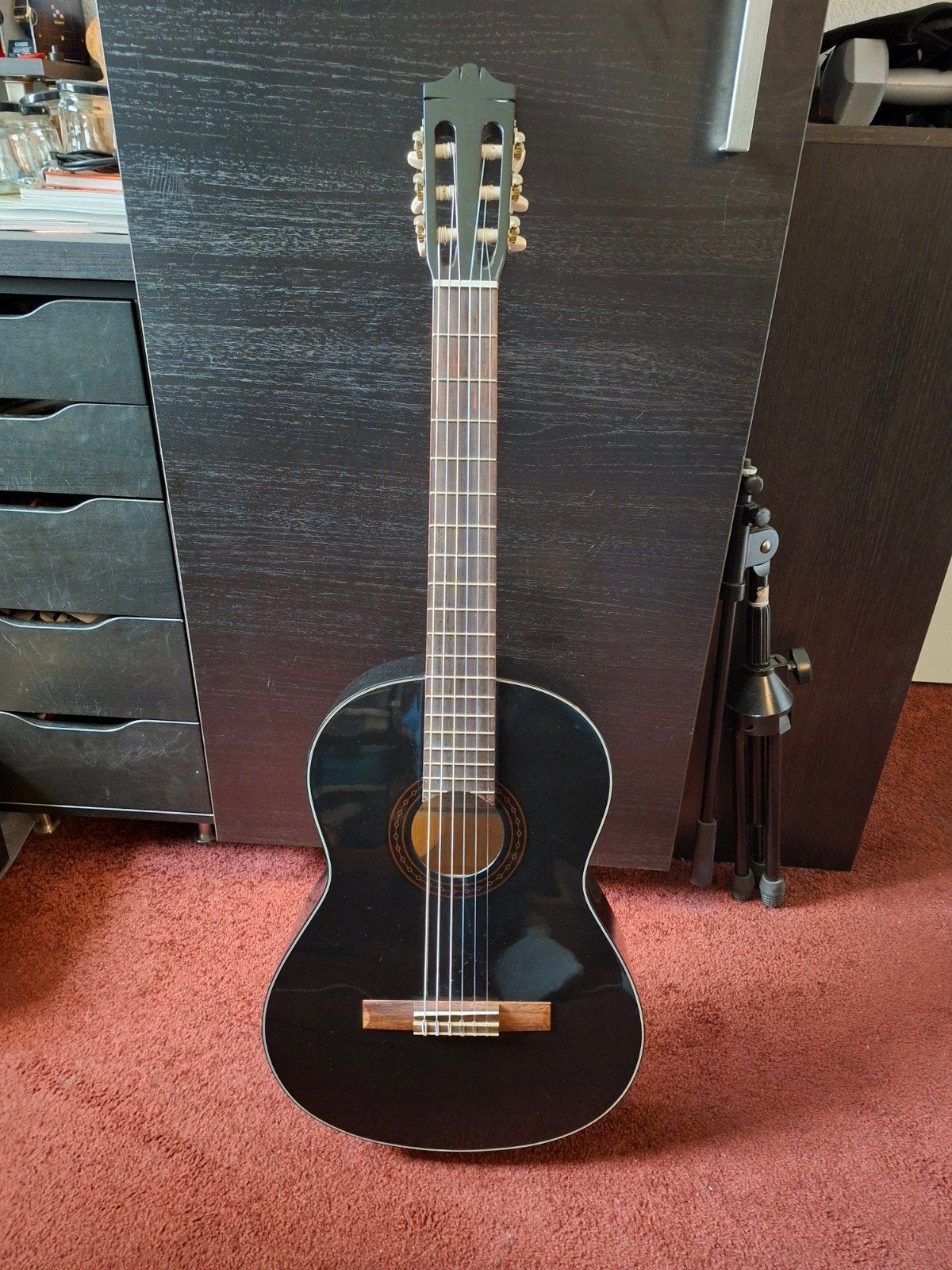 Yamaha C40 Klassieke Gitaar Zwart, Ophalen, Gebruikt, Klassieke of Spaanse gitaar