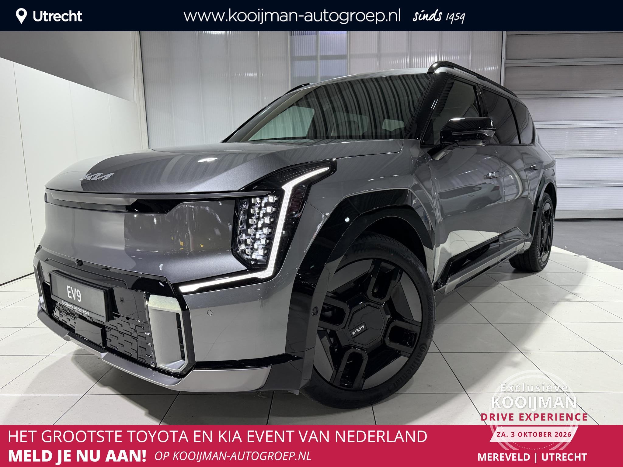 Kia EV9 GT-Line AWD 99.8 kWh uit voorraad leverbaar !, Auto's, Automaat, EV9, 7 stoelen, 505 km