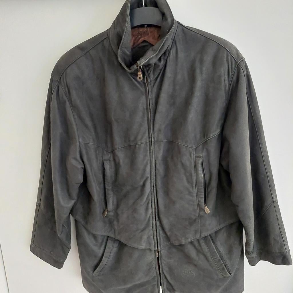 Leren Dames jas, Ophalen of Verzenden, Zo goed als nieuw, Maat 38/40 (M), Overige kleuren