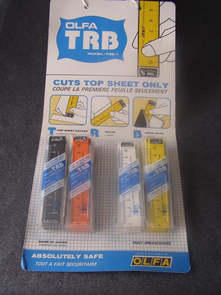 Olfa TRB-1 Top sheet cutter / Ruler / Bookmark, Ophalen, Nieuw, Overige typen