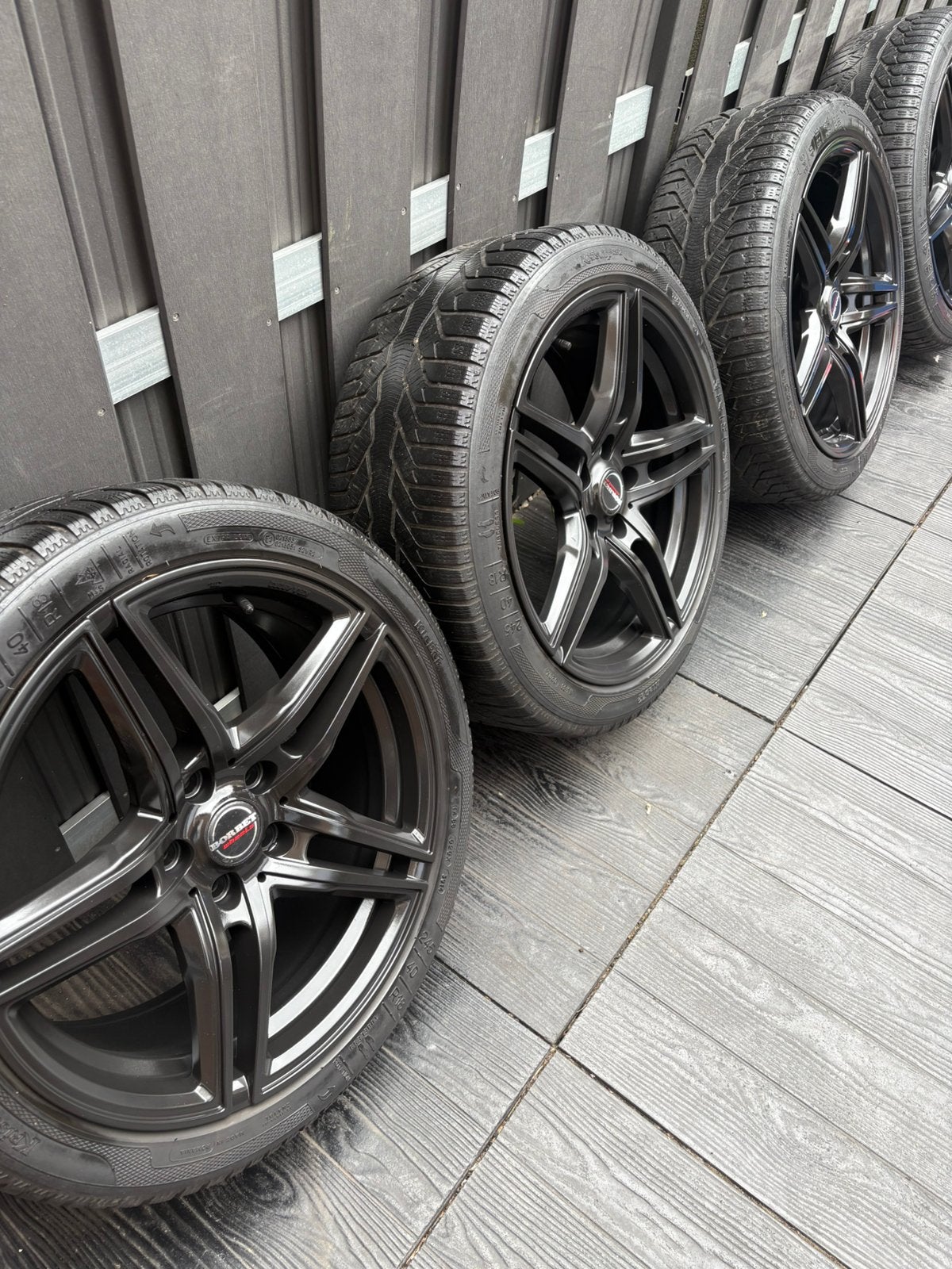 Originele 18 inch Borbet XRT Velgen Zwart 5x112 W212 W213, Auto-onderdelen, Banden en Velgen, Banden en Velgen, Winterbanden, 18 inch