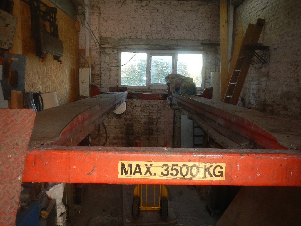 4 koloms hefbrug 3500 kg, Ophalen, Gebruikt