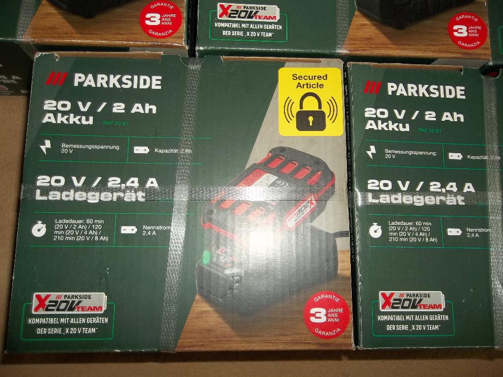 TKA 5x nieuwe 20V Parkside lader met accu, Ophalen of Verzenden, Nieuw, Boor- en Schroefmachine