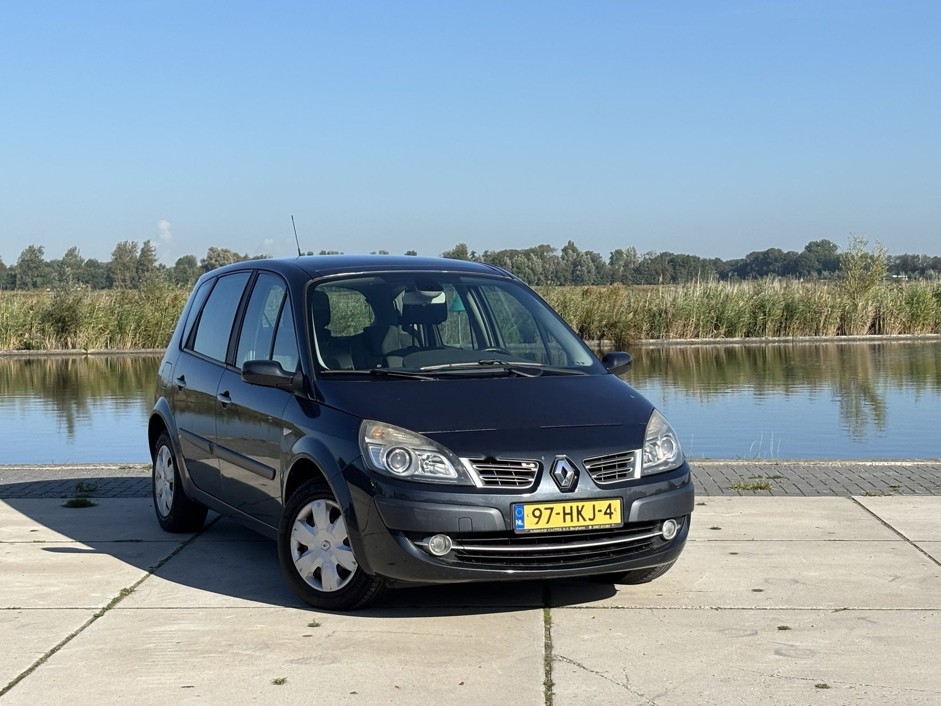 Renault Scénic 1.6-16V Business Line| Gris Platine | Airco, Stof, Gebruikt, 4 cilinders, Origineel Nederlands