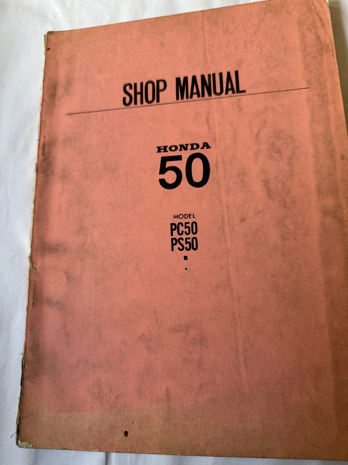 Honda PC50 PS50 Werkplaatshandboek - Origineel 1968, Ophalen of Verzenden, Gebruikt
